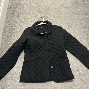 Banana Republic Women's Black Quilted Jacket Size Small